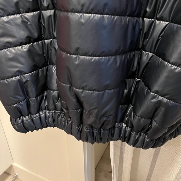 Navy blue puffer coat balloon hem XXL - Picture 11 of 13